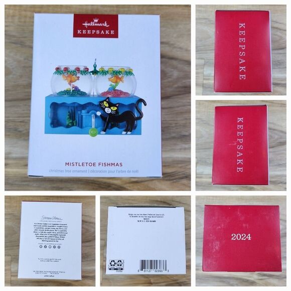 🔥NIB Hallmark "Mistletoe Fishmas" Keepsake Ornament - Picture 6 of 11